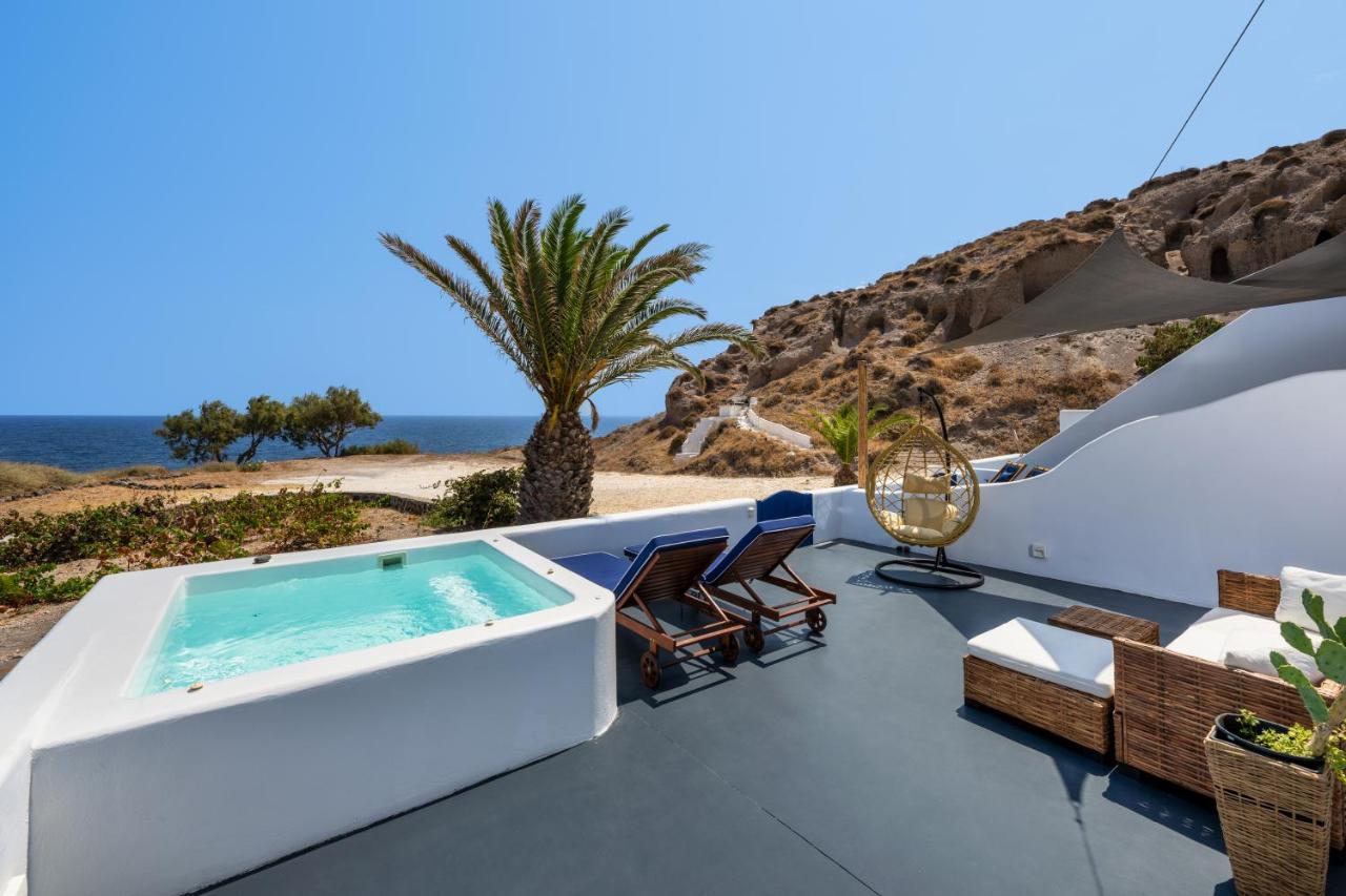 Peaceful Seafront Retreat In Santorini -Sonus Mare Beach Houses Vourvoúlos Exterior foto
