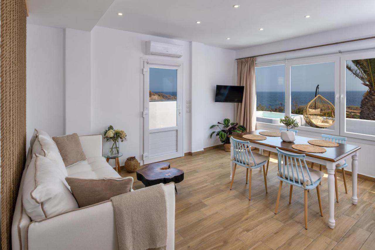 Peaceful Seafront Retreat In Santorini -Sonus Mare Beach Houses Vourvoúlos Exterior foto