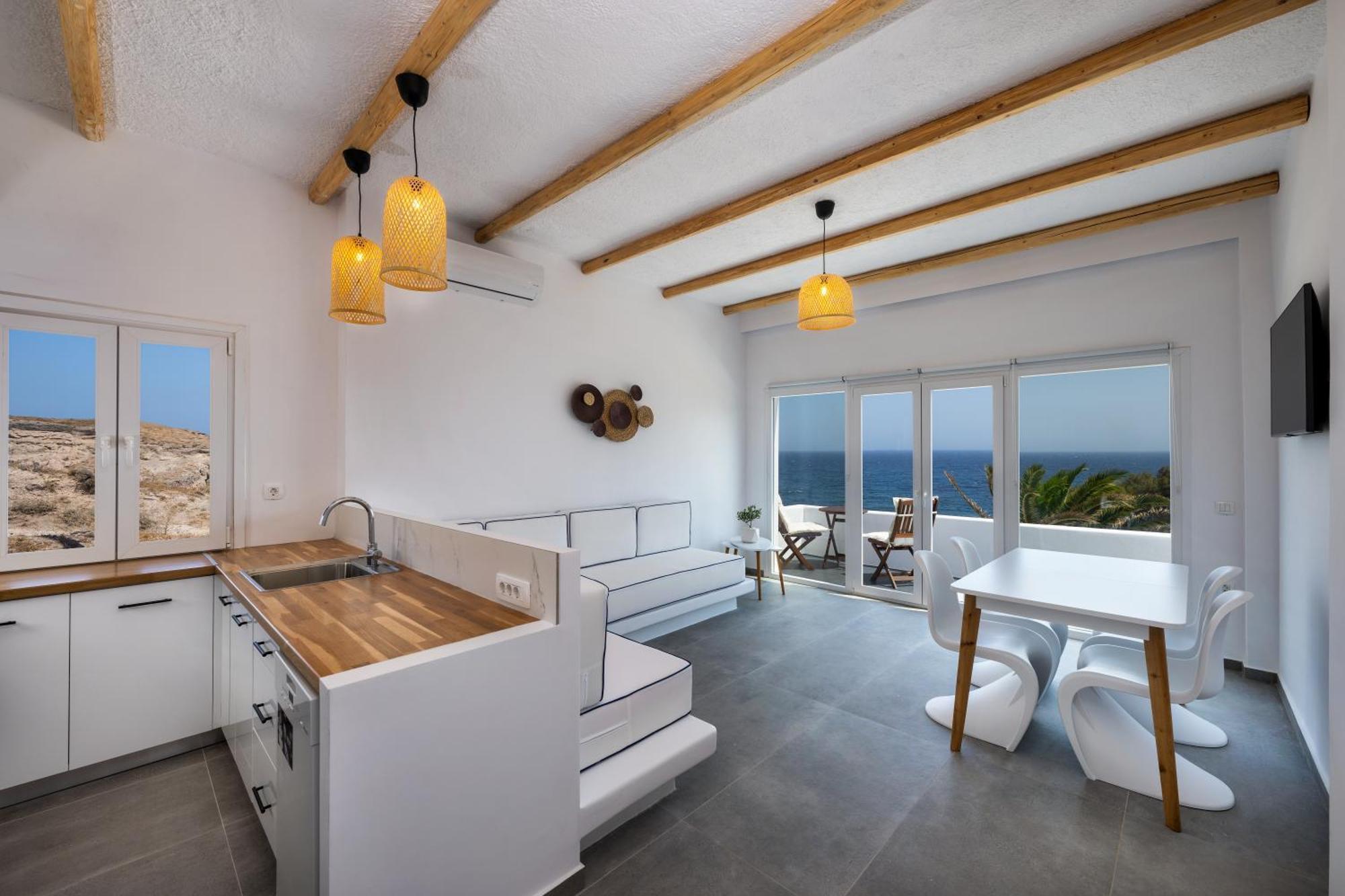 Peaceful Seafront Retreat In Santorini -Sonus Mare Beach Houses Vourvoúlos Exterior foto
