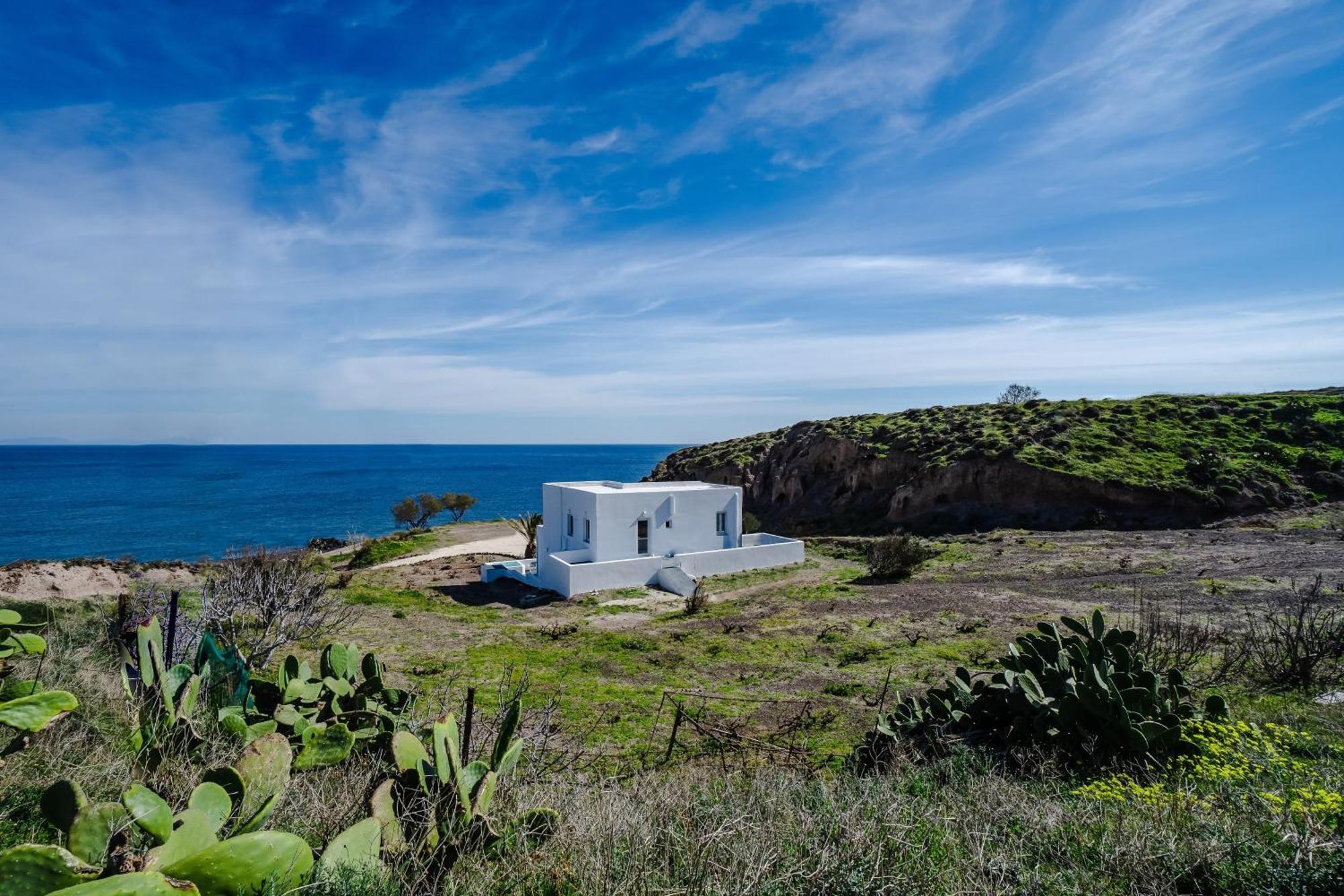 Peaceful Seafront Retreat In Santorini -Sonus Mare Beach Houses Vourvoúlos Exterior foto