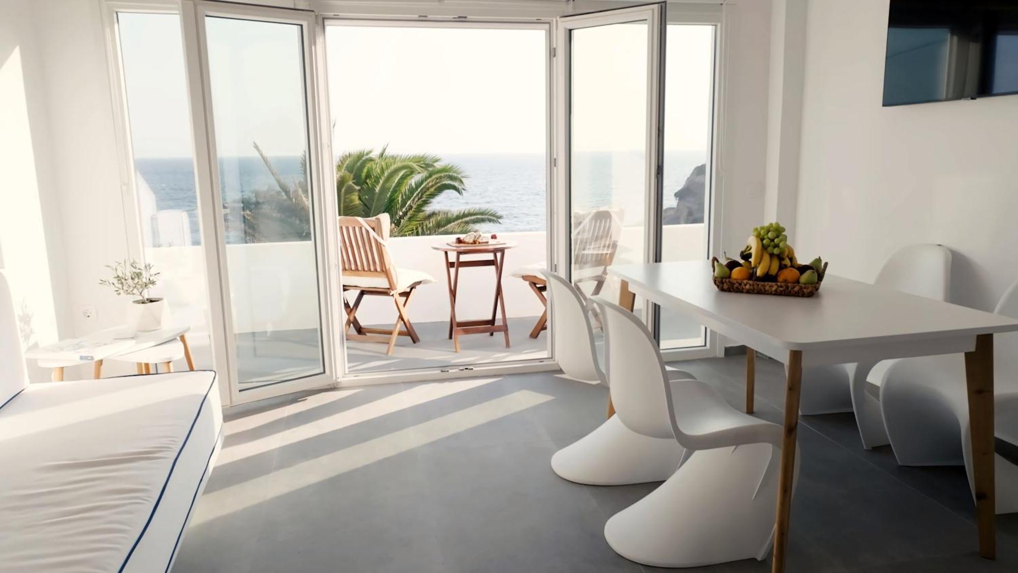 Peaceful Seafront Retreat In Santorini -Sonus Mare Beach Houses Vourvoúlos Exterior foto